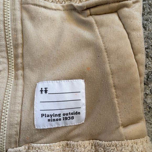 Columbia•Girls’ Fire Side Sherpa Jacket| Tan/Cream | Medium (10/12) - Picture 6 of 9
